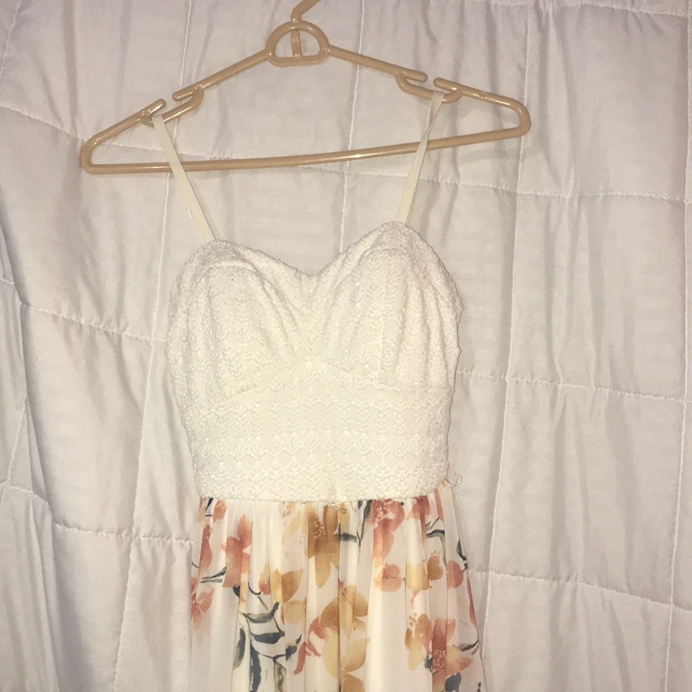 Summer floral maxi dress